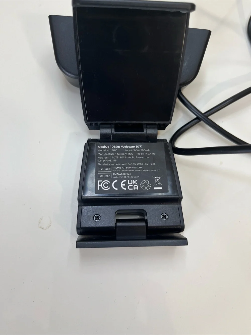 Nexigo black webcam